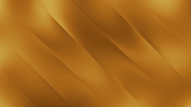 Elegant gold abstract background with soft diagonal shadow lines and glowing golden light gradients