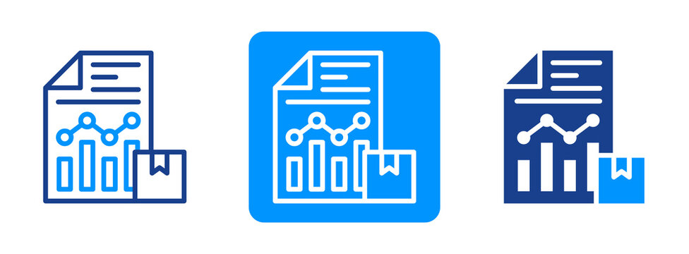 Product Data Icon In Dual Tone Style
