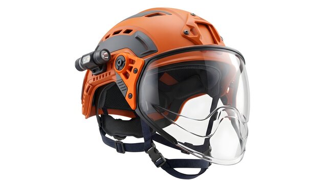 Modern Emergency Escape Helmet with Full Face Shield for Safety Protection