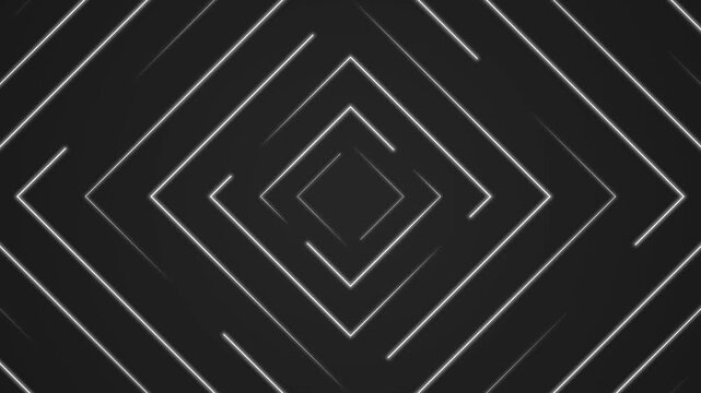 abstract background line wave square pattern loop tunnel banner modern technology style