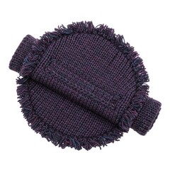 Obraz premium Dark Purple Quilted Fabric Swatch for Heavy Duty Textile