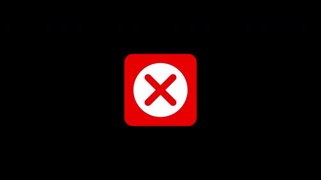Red wrong decline sign circle red cross icon is a versatile digital graphic suitable for web design, logos, apps, and branding projects.