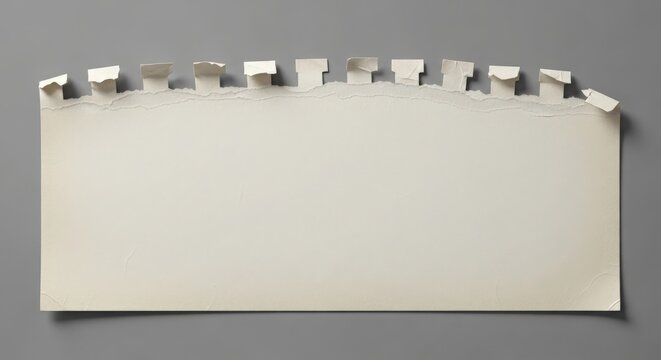 Cream paper with scalloped edge detail
