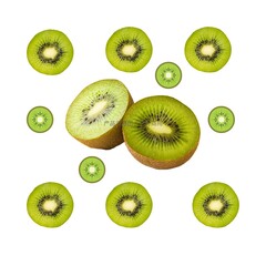 Fototapeta premium Kiwi Fruit Pattern