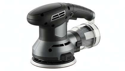 Fototapeta premium Modern cordless random orbital sander isolated on white background.