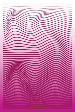 Abstract Pink Line Wave Background with Modern Gradient Texture