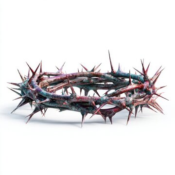 Crown of Thorns: A symbolic representation of suffering and redemption, this crown of thorns conveys deep religious and spiritual themes.