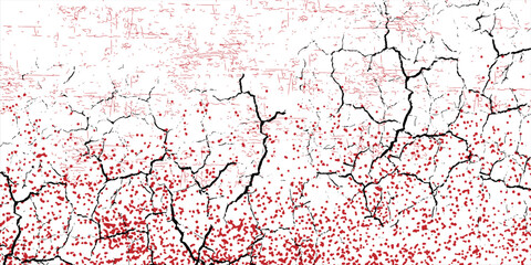 Obraz premium Population Density Map Visualization With Red Point Clusters and Black Road Network Overlay,vector,art