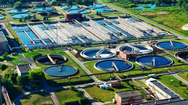 Riga wastewater treatment facility, climate adaptation water management