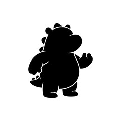 Naklejka premium Creative Cartoon Character With Clean Minimal Design Vector illustration