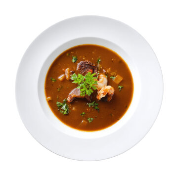 Bowl of Shrimp and Sausage Gumbo