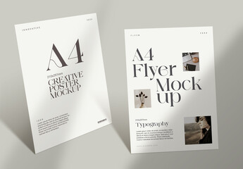 A4 Two Pages Mockup