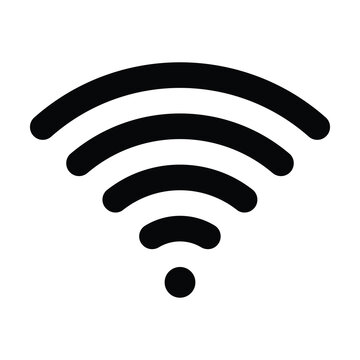 Wi Fi connectivity, including Wifi signal symbols and an internet connection, that enable remote internet access.
