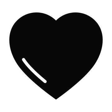 Love Heart Symbol Icons, Love Illustration Outline Vector Hearts, 