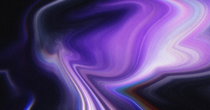Abstract fluid paint background, vibrant purple, pink and blue swirling waves for modern graphic design