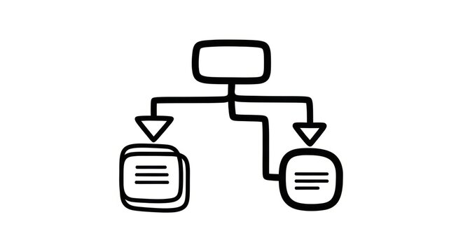 Simple flowchart diagram with boxes.