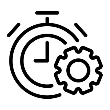 Time Management Configuration Icon