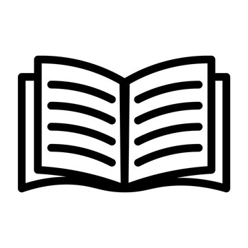 Open Book Reading Icon