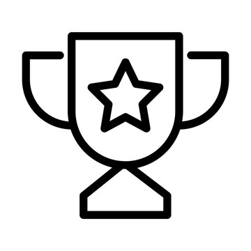 Trophy Star Award Icon