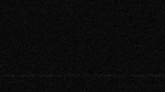 Flickering Screen Distortion Atmospheric Overlay. Dark Cinematic Green and Static Noise 4k Animation on Black Background. Fine Film Dust Speckles, Vintage Analog Texture, Retro TV Interference video 