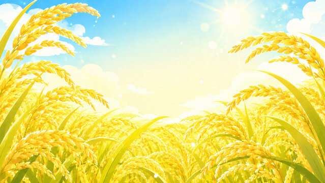 背景 稲穂 Images – Browse 6,630 Stock Photos, Vectors, and Video
