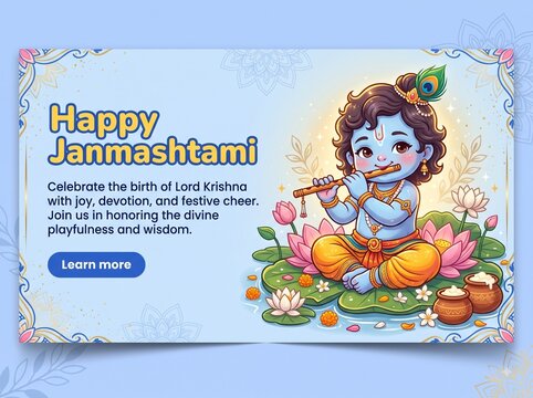 Happy Krishna Janmashtami. Lord Krishna