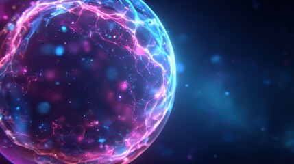 Fototapeta premium Abstract energy sphere illustration