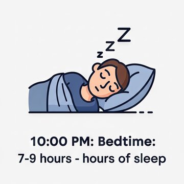 Person sleeping peacefully in bed for adequate rest and recovery