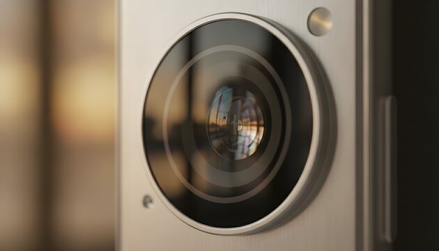 Mobile Phone Camera Lens Close Up Background