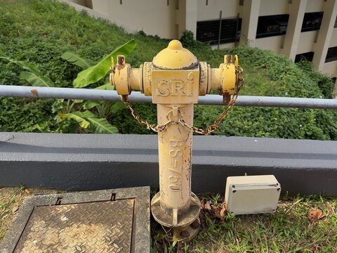 マレーシアで見かけた散水栓の風景