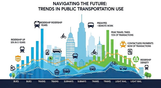 Public transit use trends and future navigation