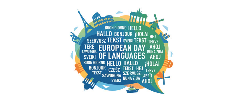 European Languages Diversity Communication Speech Bubble