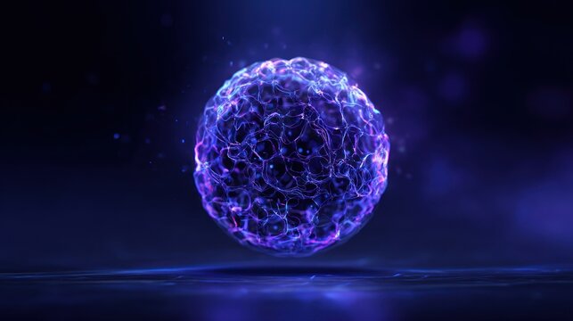 Abstract energy sphere illustration