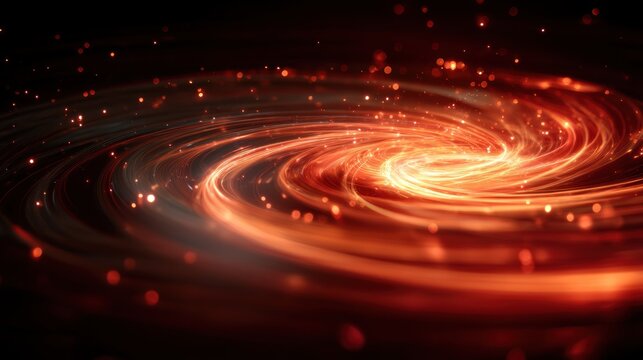 Abstract spiral galaxy illustration
