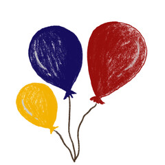 Colorful balloon illustration © HilfiaNurly