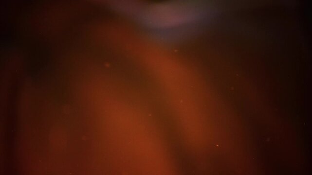 Dust Particles Gently Floating Soft Golden Background Slow Motion