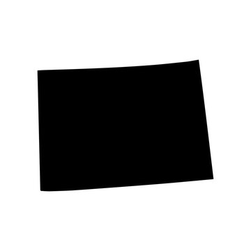 Colorado map icon USA logo design illustration