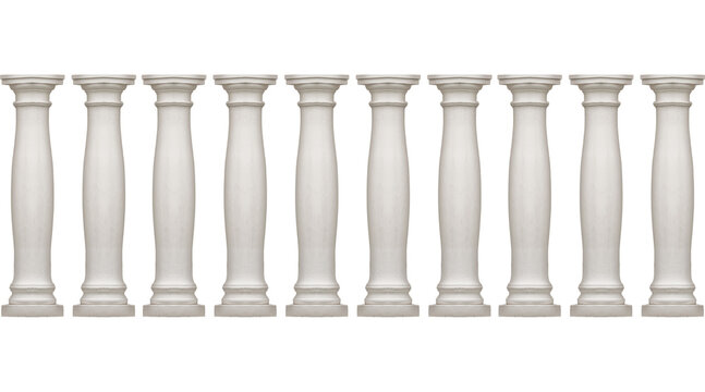 balustrade, white balustrade, railing, balcony railing, stone railing, decorative ,, architectural railing, fence, balustrade png, classic architecture, building detail,  png on transparent background