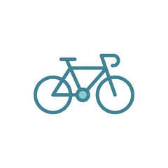 Fototapeta premium Road bicycle icon for sport and transport.