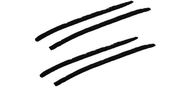 Thick Diagonal Parallel Scribble Brush Strokes Set

