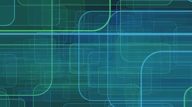 Abstract Blue Technology Background with Binary Code Digital Heartbeat Data Lines Futuristic Medical Network and Business Communication Vector Illustration