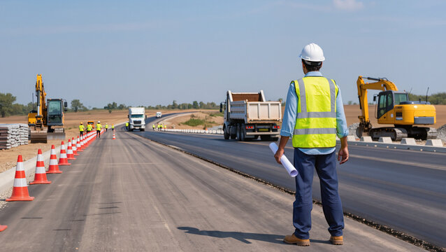 Asphalt Paving and Road Repair Infrastructure Project