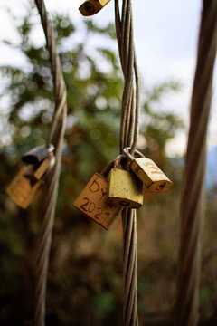 locks on the bridge