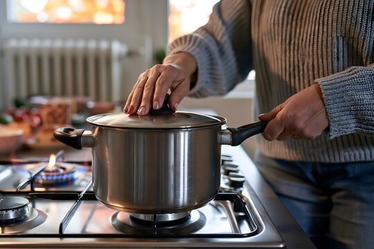 Energie sparen beim Kochen mit geschlossenem Topfdeckel