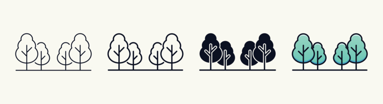 Tree Icon Set