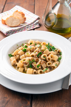 Zuppa di pasta con lenticchie, Cucina Italiana 