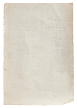 Vintage Styled Paper Sheet with Texture