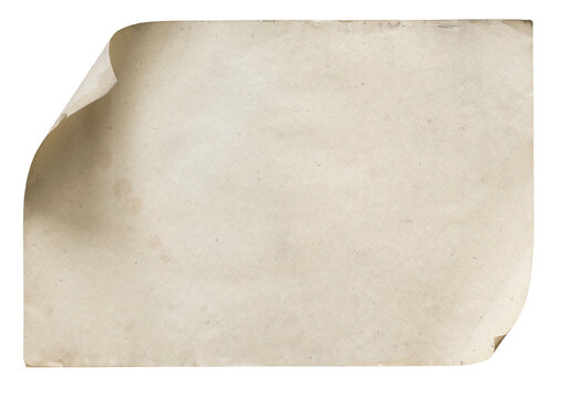 Vintage Aged Paper with Torn Edge Texture
