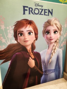 Rome, Italy - July 29, 2026, detail of an image from the famous Frozen, the 2010 film written and directed by Adam Green, starring Kevin Zegers, Shawn Ashmore, and Emma Bell.