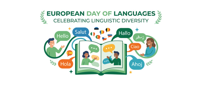 Multilingual Communication Celebration with Diverse Greetings